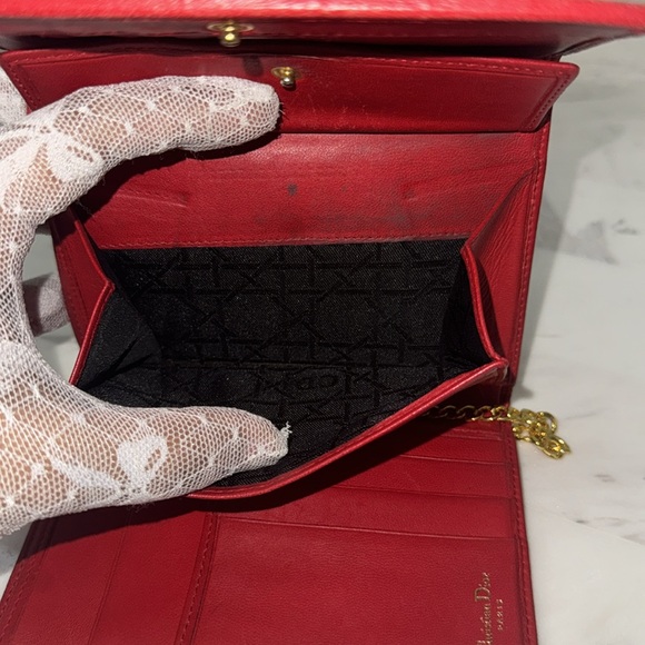 Authentic Christian Dior Trifold Quilted wallet - Picture 7 of 16